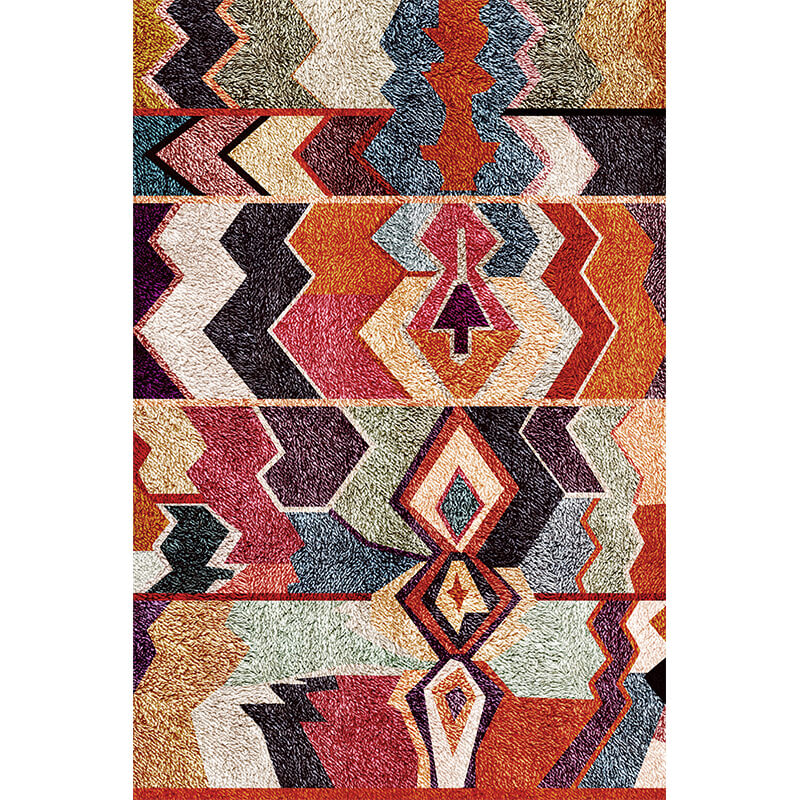 Colorful Wavy Striped Moroccan Area Rugs Living Room Hall and Office Carpets