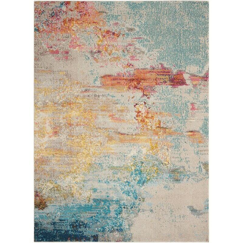 Colorful Simple Abstract Modern Rugs For the Living Room Bedroom Hall Area Rugs