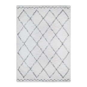 Quality Soft Moroccan Style Diamond Shape Cotton For Living Room Bedroom Kids Room Hall Area Rug Carpet