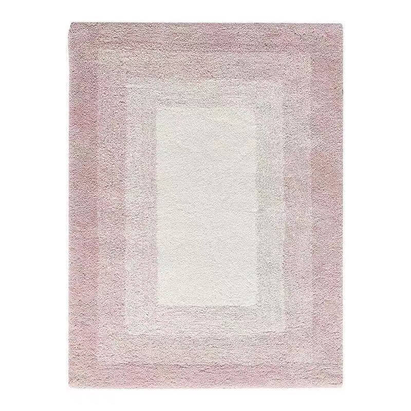 Gradient Red Rectangular Pattern Carpets For Living Room Bedroom Hall