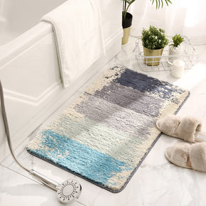 Nice Colourful Striped Patterned Entryway Doormat Rugs Kitchen Bathroom Anti-slip Mats