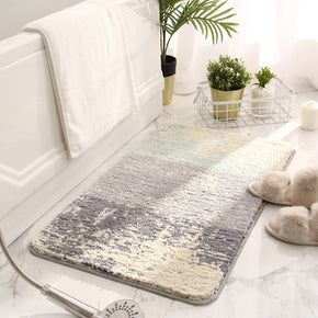 Three Colours Of Ink Striped Patterned Entryway Doormat Rugs Kitchen Bathroom Anti-slip Mats