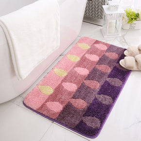 Multicolour Raindrop Patterned Entryway Doormat Rugs Kitchen Bathroom Anti-slip Mats