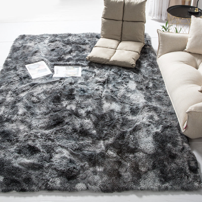 Collection: 9 Gradient Colours Modern Plain Carpet Bedroom Living Room Sofa Rugs Soft Plush Shaggy Rugs