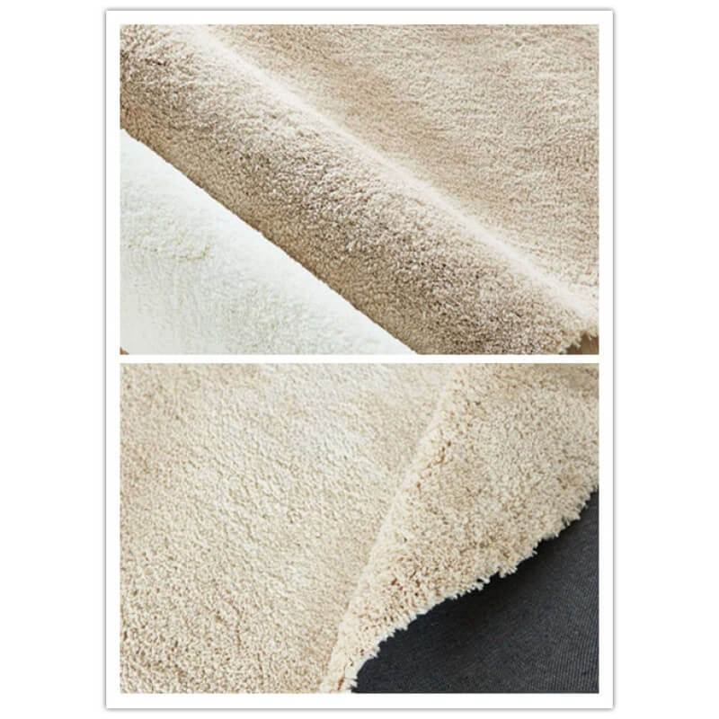 Light Grey Solid Colour Soft and Comfortable Rugs Carpets For Living Room Bedroom Hall
