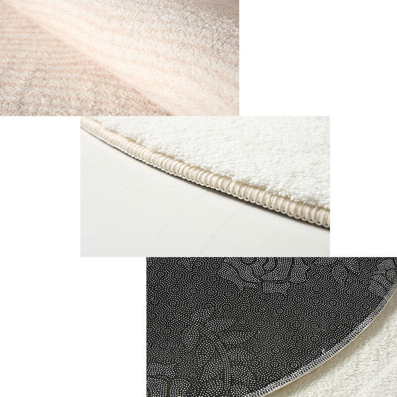 Black Simple Lines Area Carpets for Bedroom Living Room Hall Office