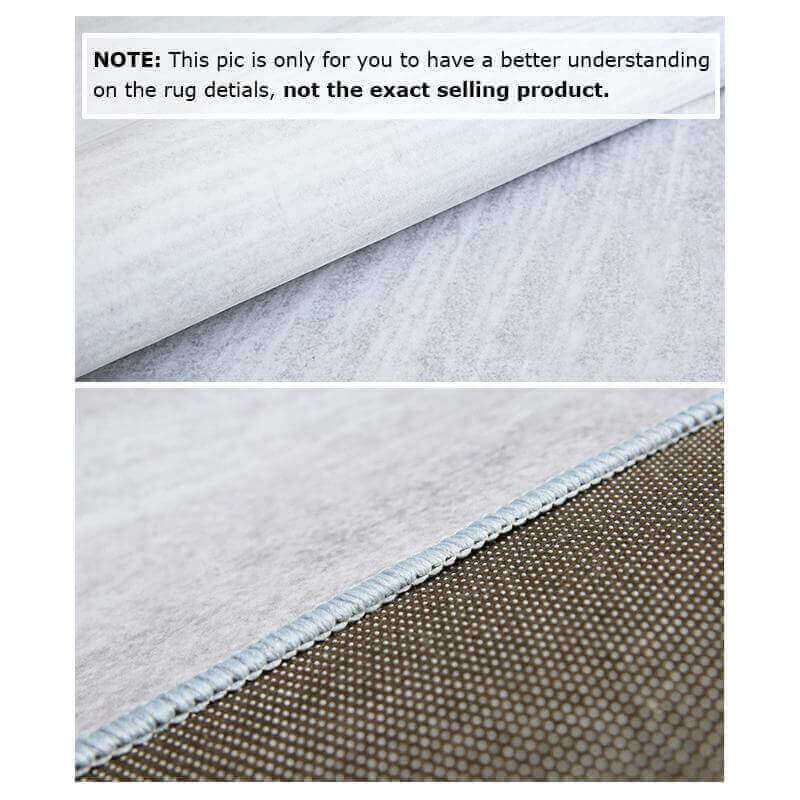 Blue-gray Waves Pattern Modern Simplicity Rugs for Living Room Dining Room Bedroom Hall