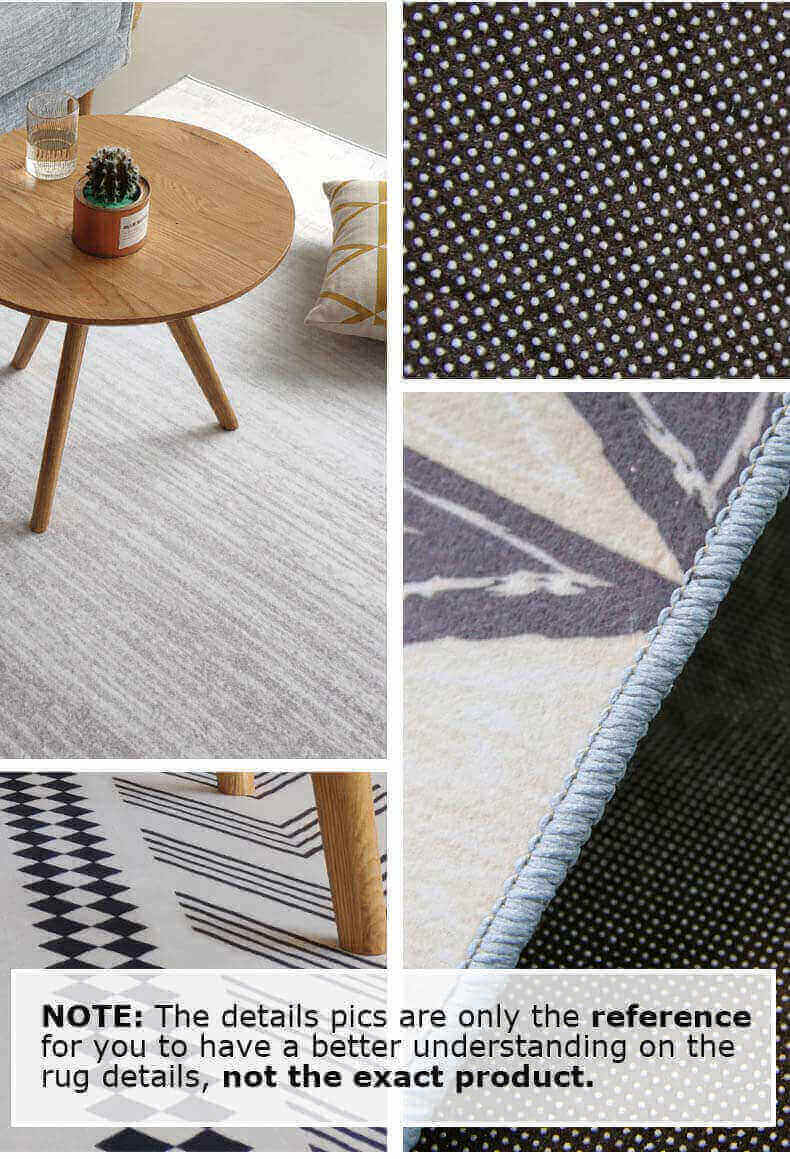 Lifelike Feathers Pattern Modern Concise Rugs for Living Room Dining Room Bedroom 05