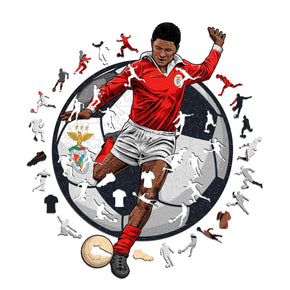 Eusébio - Official Wooden Puzzle