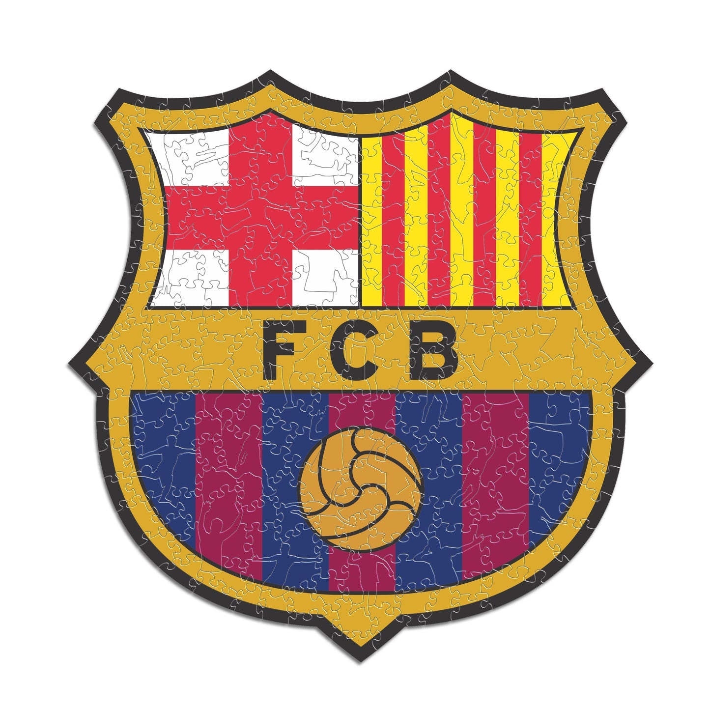 FC Barcelona® Logo - Official Wooden Puzzle