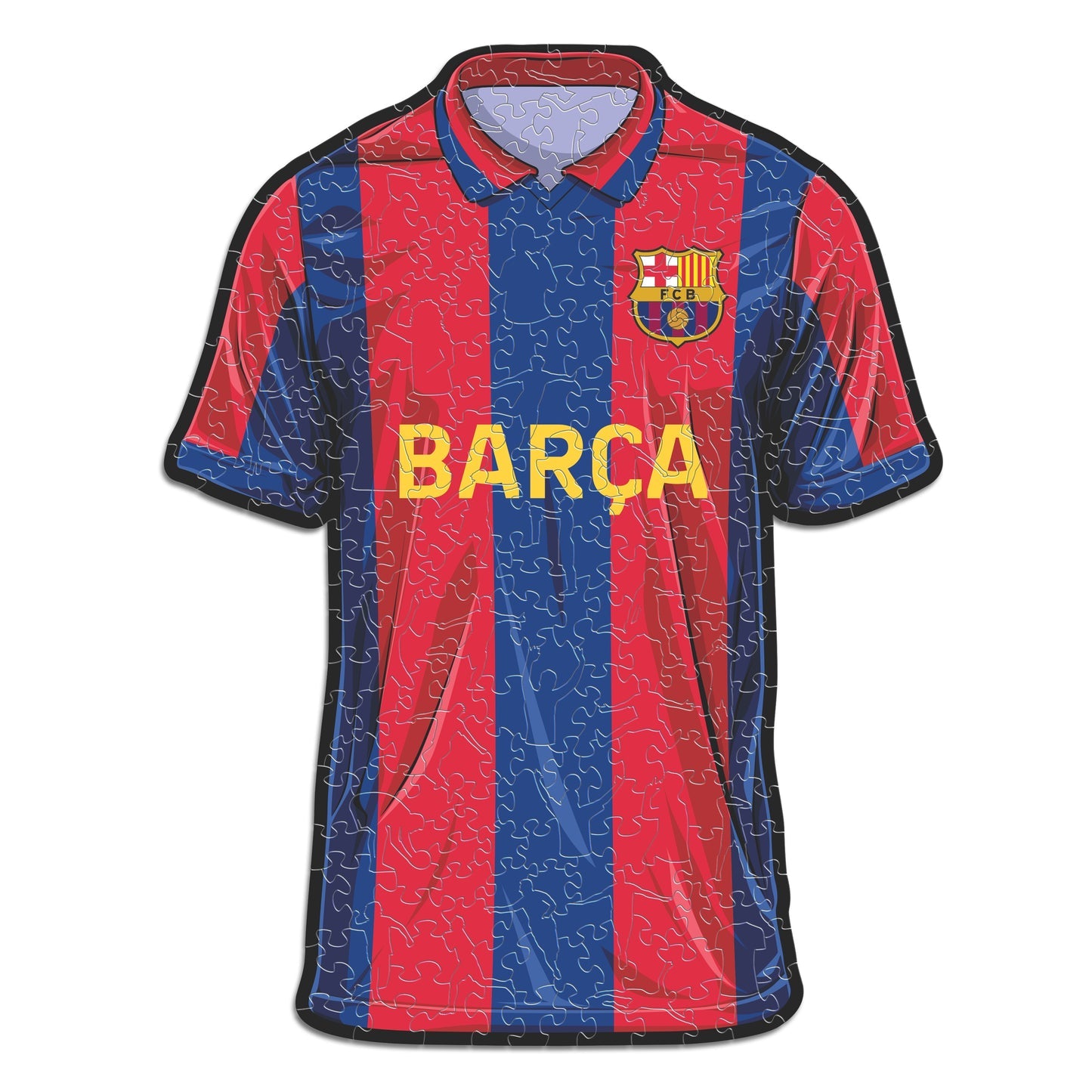 FC Barcelona® Jersey - Official Wooden Puzzle