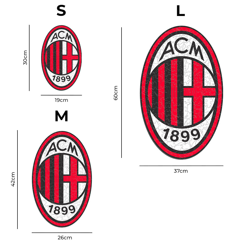 3 PACK AC Milan® Logo + Jersey + 5 Players
