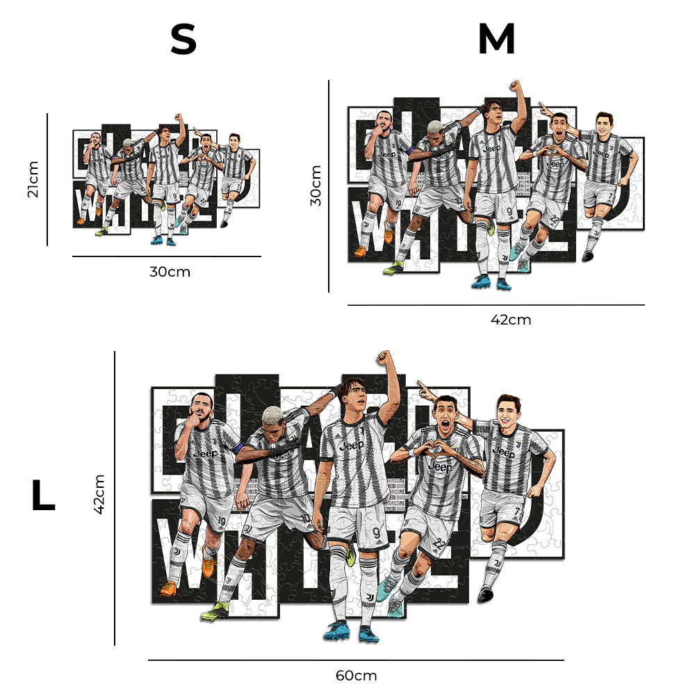 3 PACK Juventus FC® Logo + Jersey + 5 Players