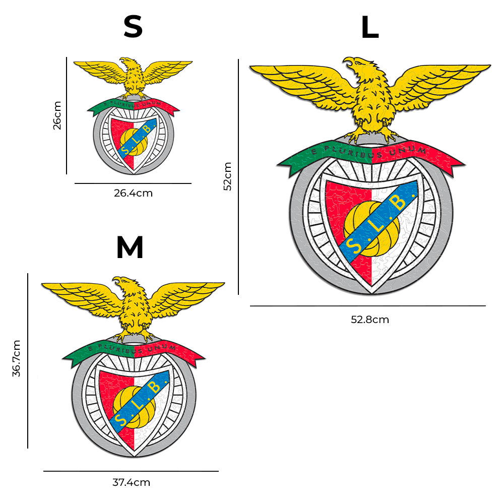 SL Benfica® Logo - Official Wooden Puzzle