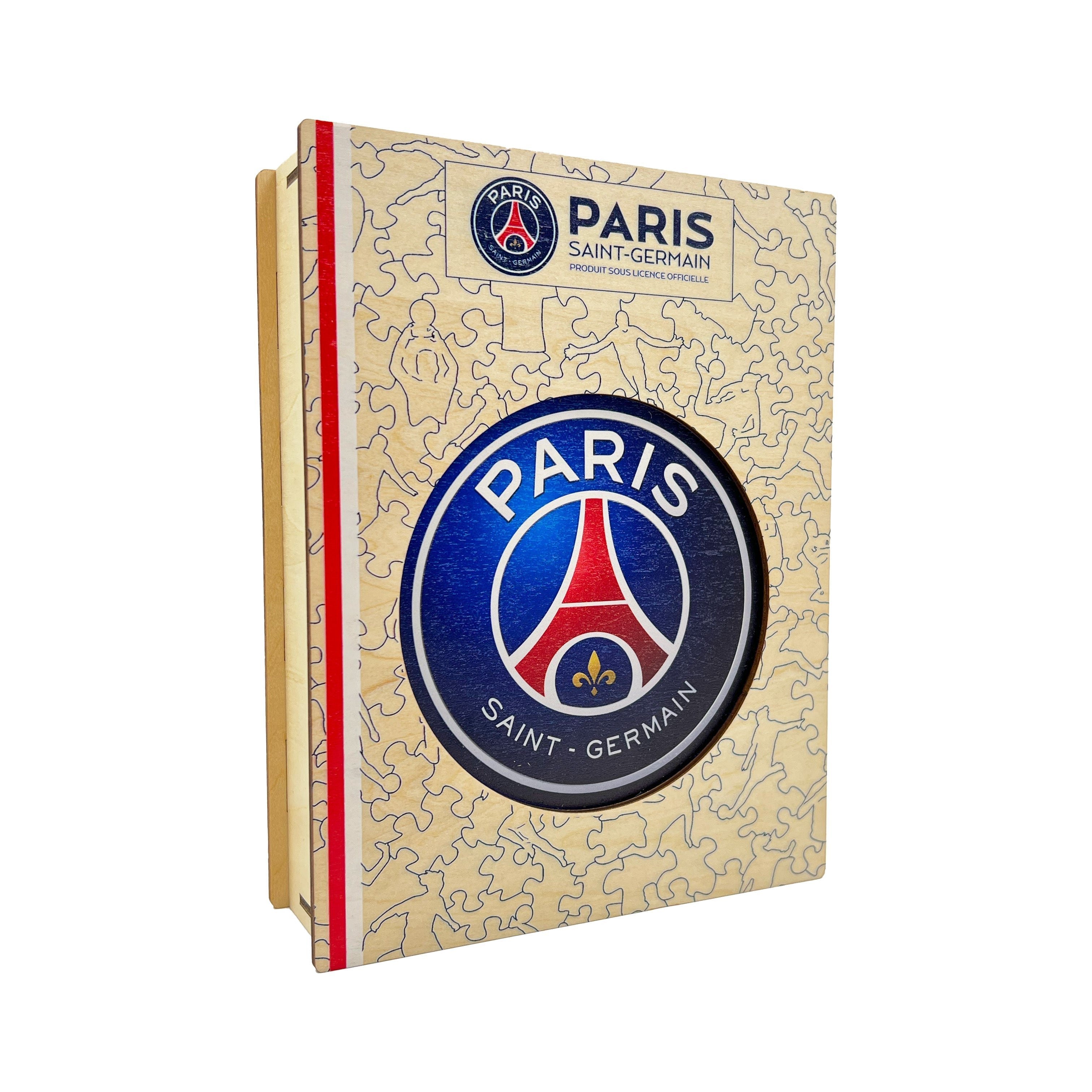 4 PACK PSG FC® Logo + Lionel Messi + Kylian Mbappé + Neymar Jr.