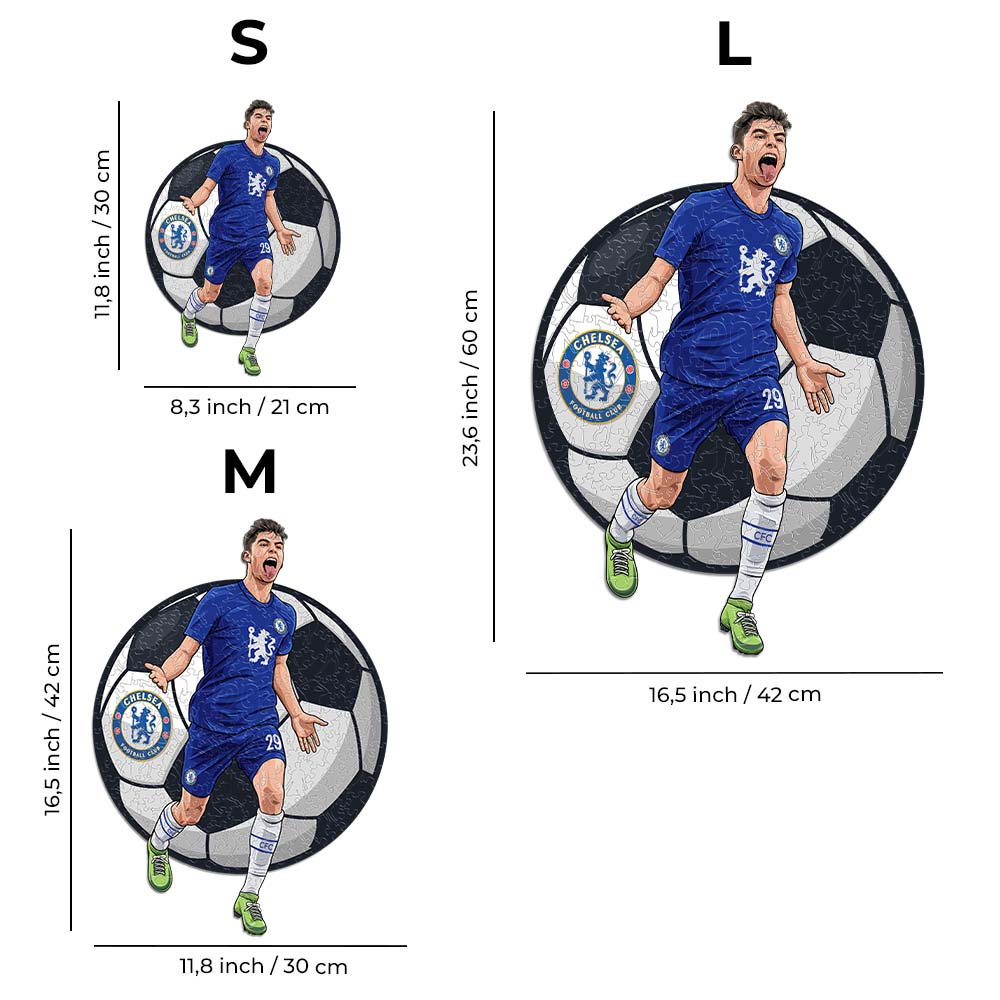 2 PACK Chelsea FC® Logo + Kai Havertz