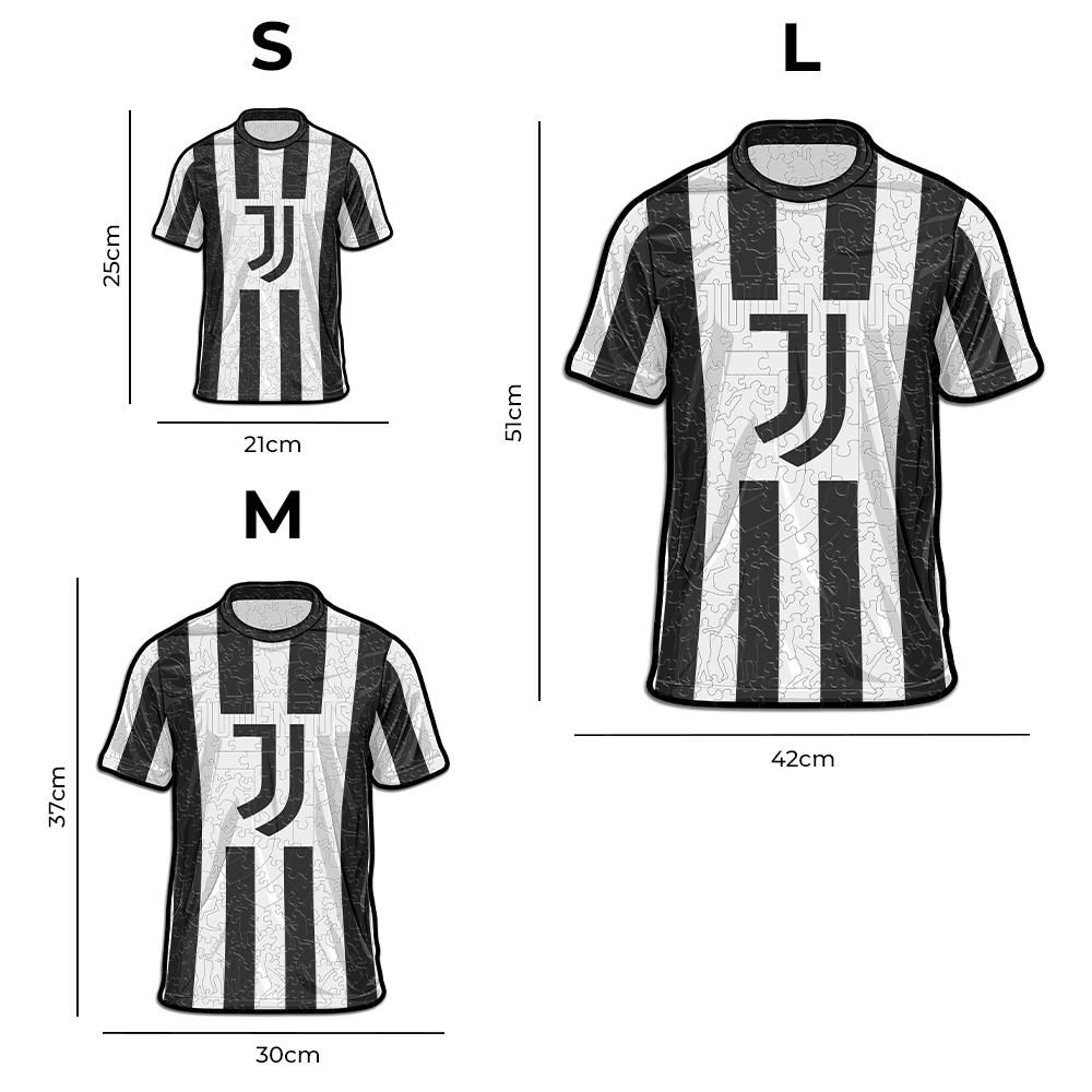 3 PACK Juventus FC® Logo + Jersey + 5 Players