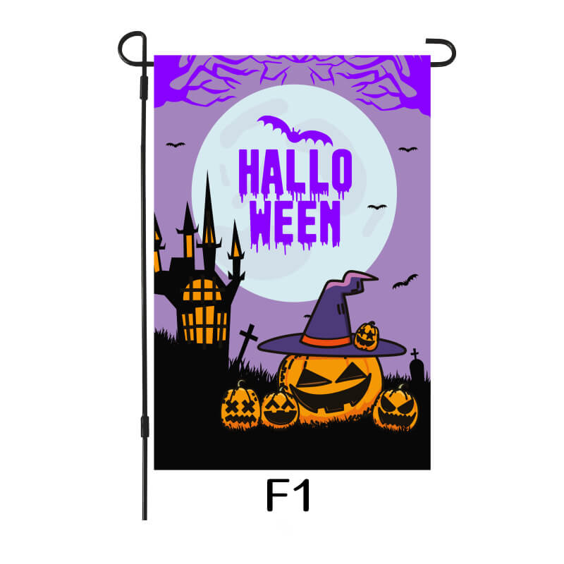 Halloween Garden Flag Double Side Waterproof Small Yard Flag Series 1