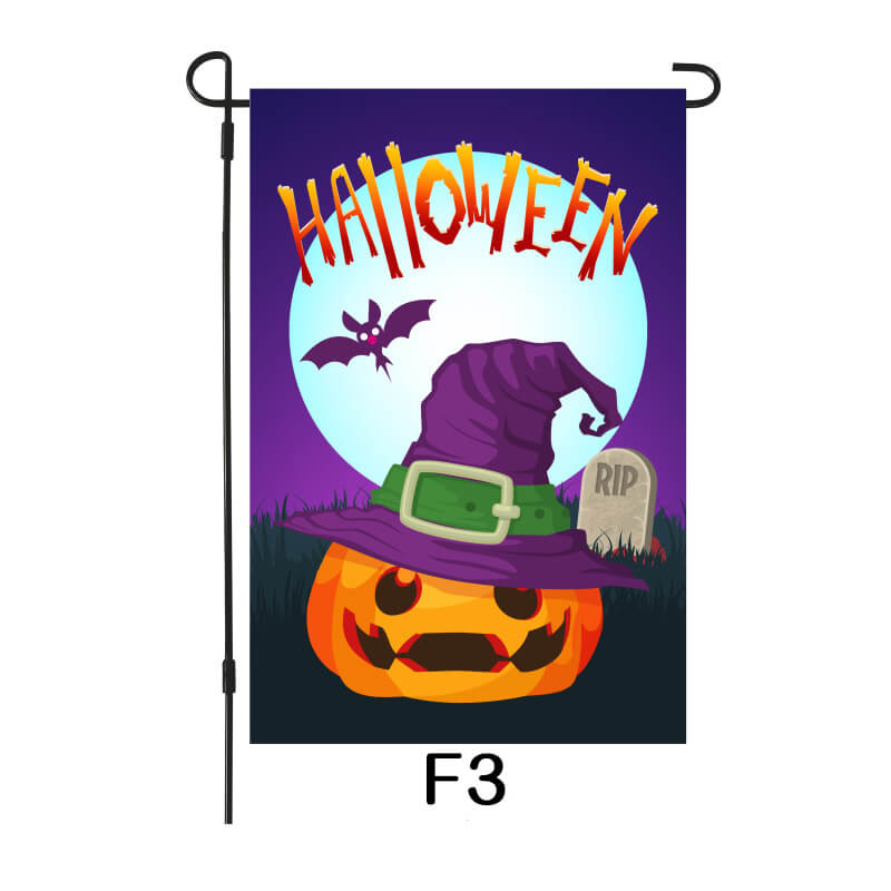 Halloween Garden Flag Double Side Waterproof Small Yard Flag Series 1