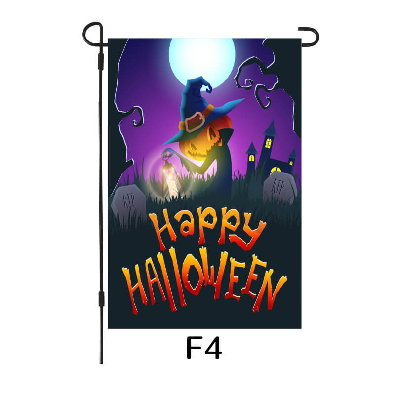 Halloween Garden Flag Double Side Waterproof Small Yard Flag Series 1
