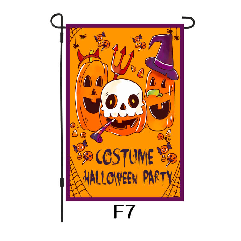 Halloween Garden Flag Double Side Waterproof Small Yard Flag Series 1