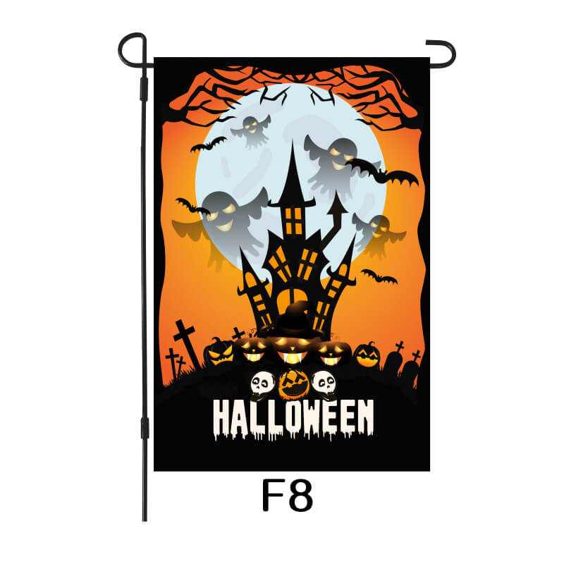 Halloween Garden Flag Double Side Waterproof Small Yard Flag Series 1