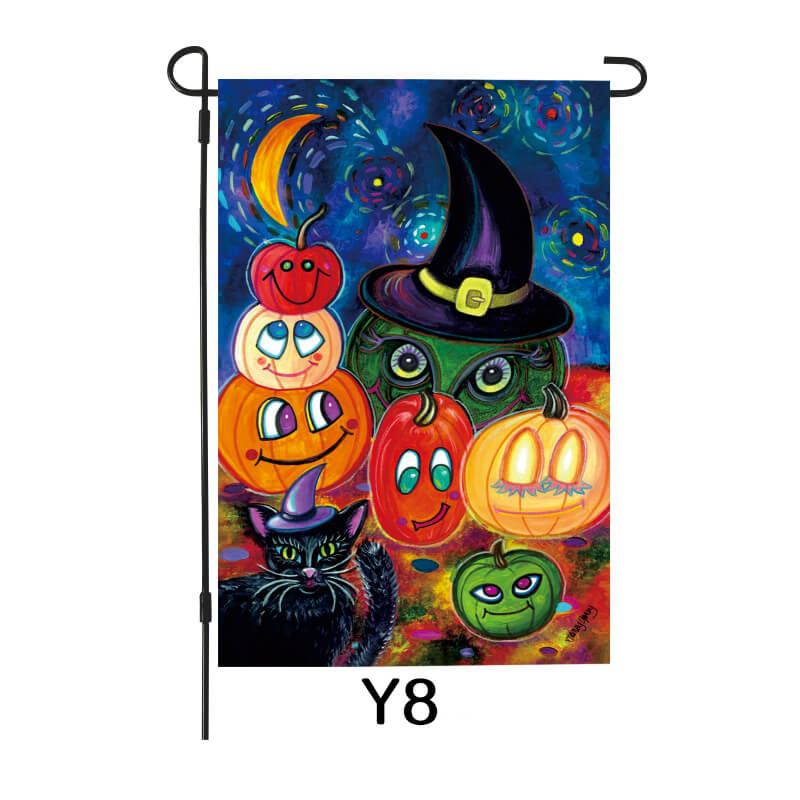 Halloween Garden Flag Double Side Waterproof Small Yard Flag Series 2