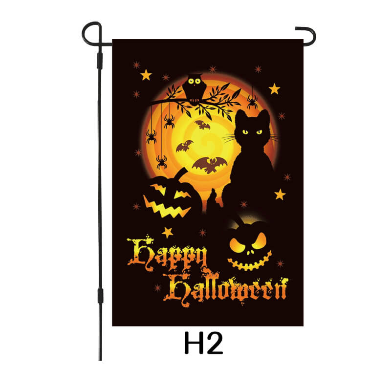 Halloween Garden Flag Double Side Waterproof Small Yard Flag Series 4