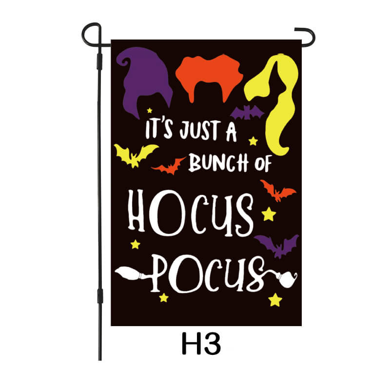Halloween Garden Flag Double Side Waterproof Small Yard Flag Series 4