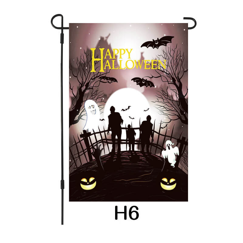Halloween Garden Flag Double Side Waterproof Small Yard Flag Series 4