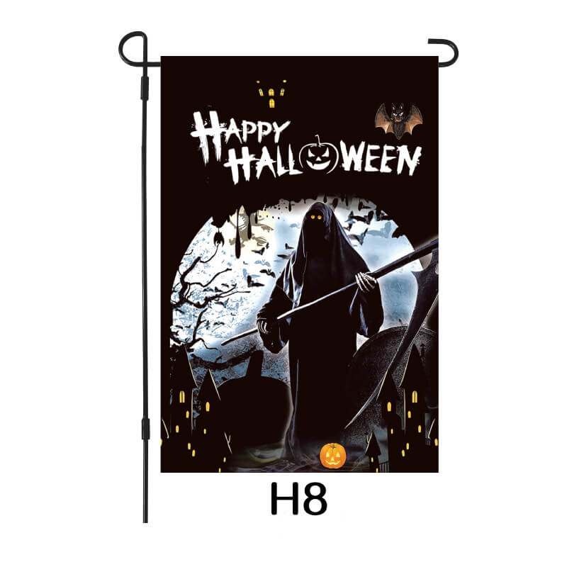 Halloween Garden Flag Double Side Waterproof Small Yard Flag Series 4