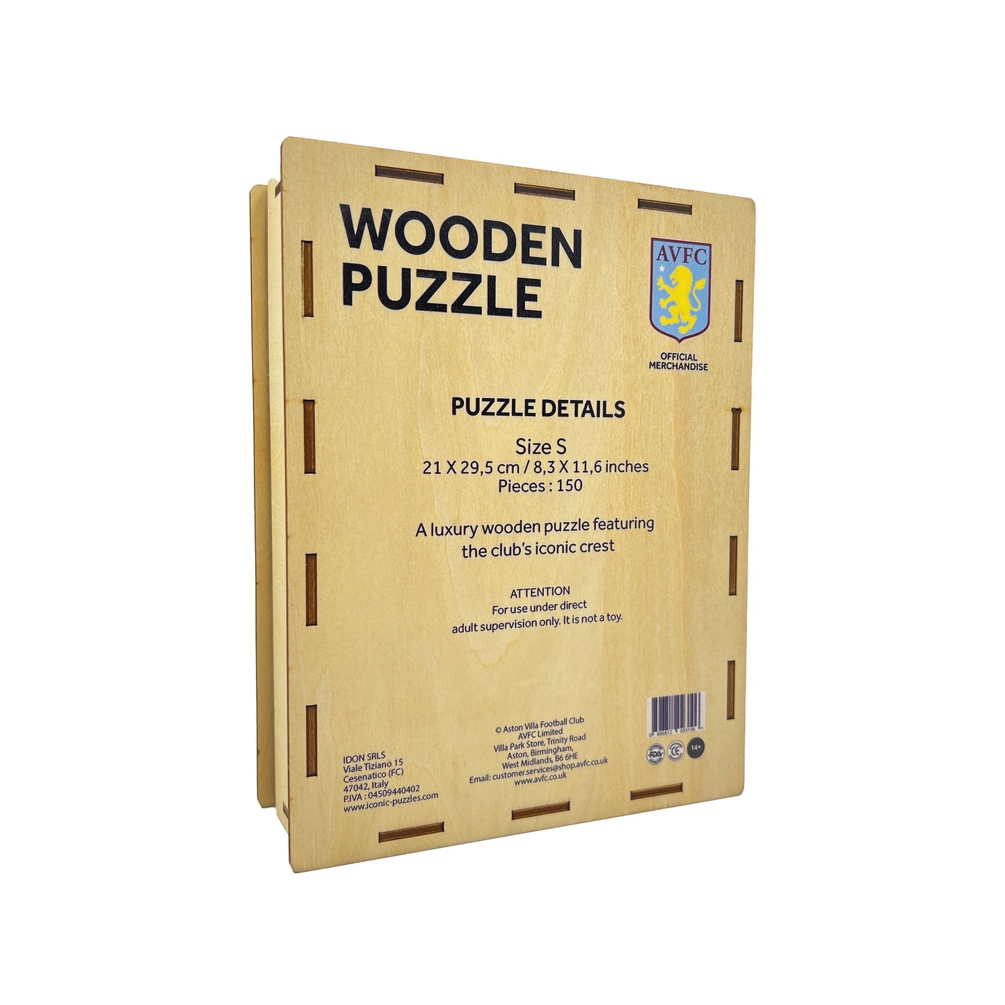 Aston Villa FC® Logo - Official Wooden Puzzle
