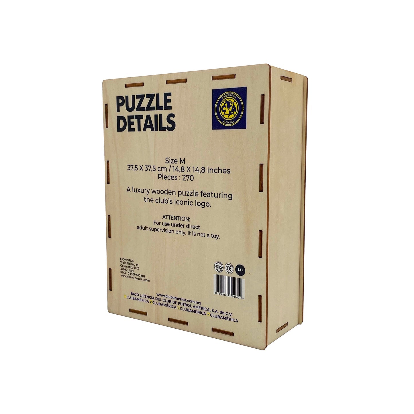 Club América® Logo - Official Wooden Puzzle
