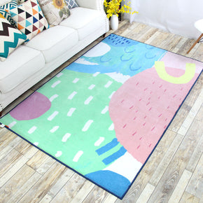 Nordic Romantic Series Sweet Geometric Carpet Rug 04