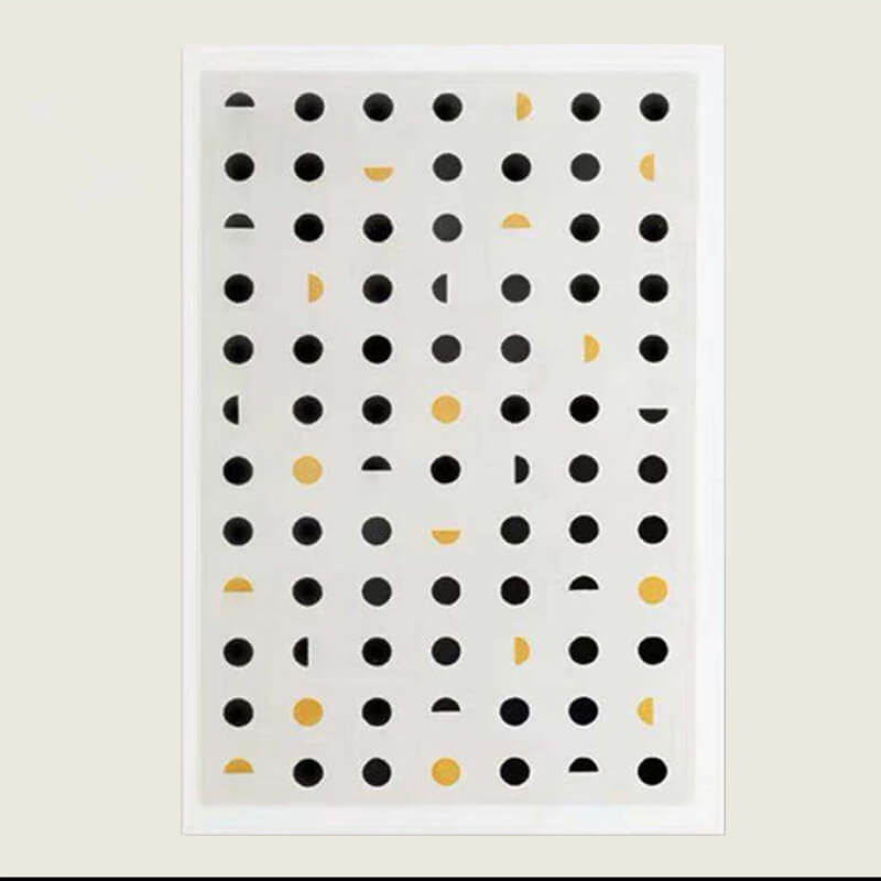 Modern Geometric Floor Mat Soft Faux Cashmere Rug
