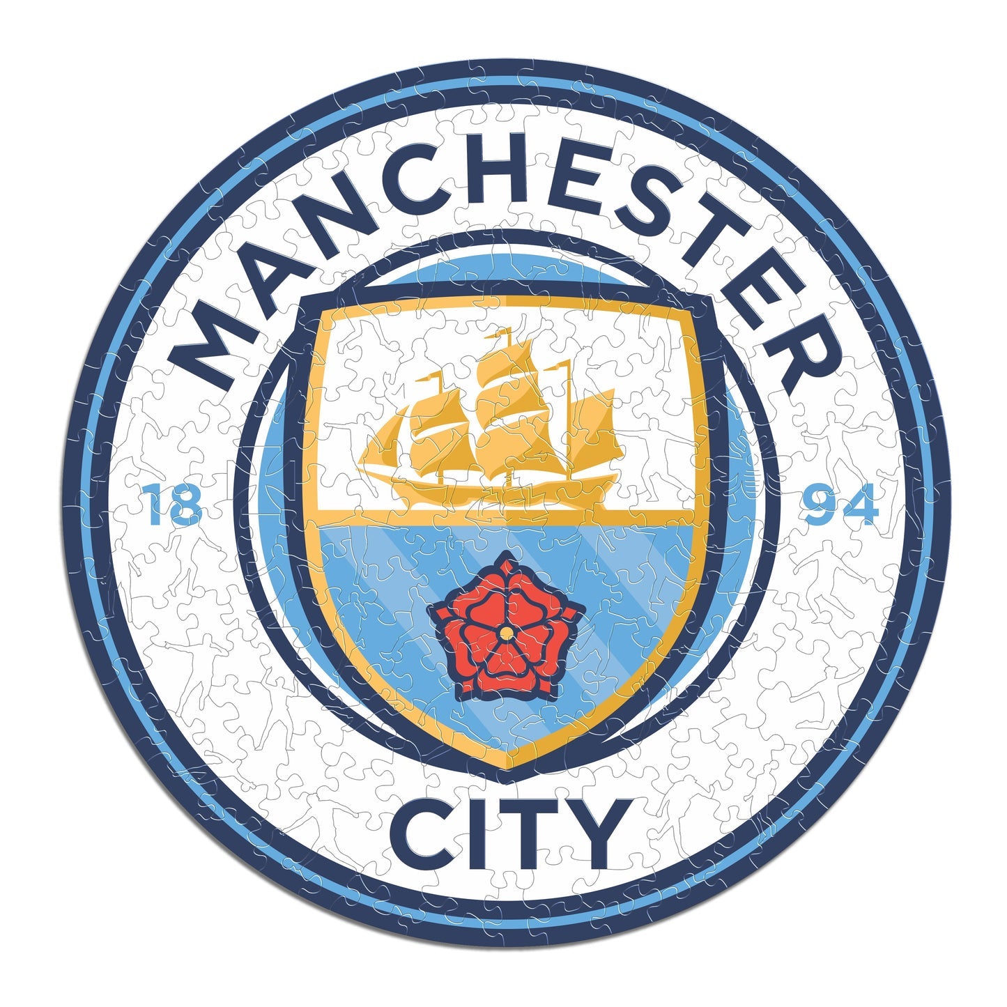 Manchester City FC® Logo - Official Wooden Puzzle