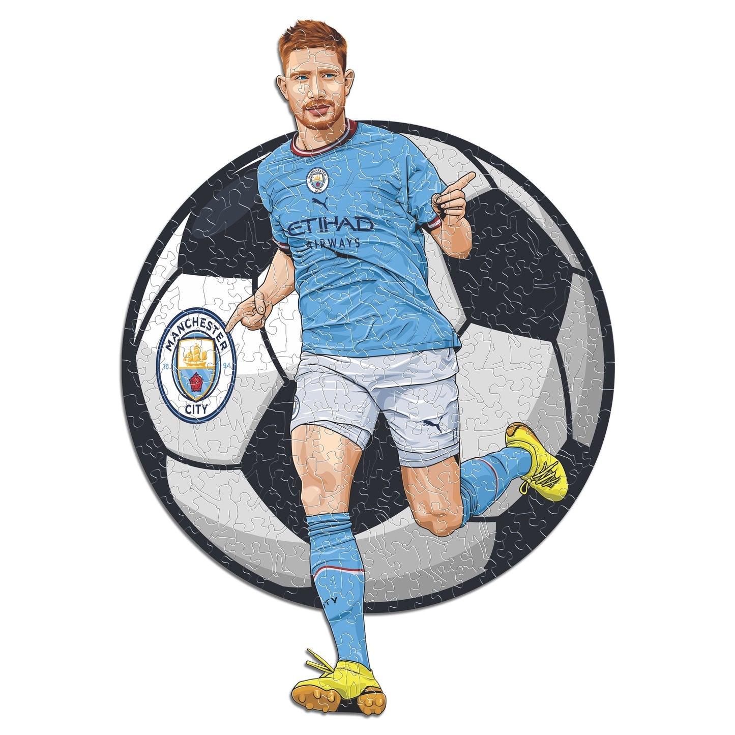 Kevin De Bruyne - Official Wooden Puzzle