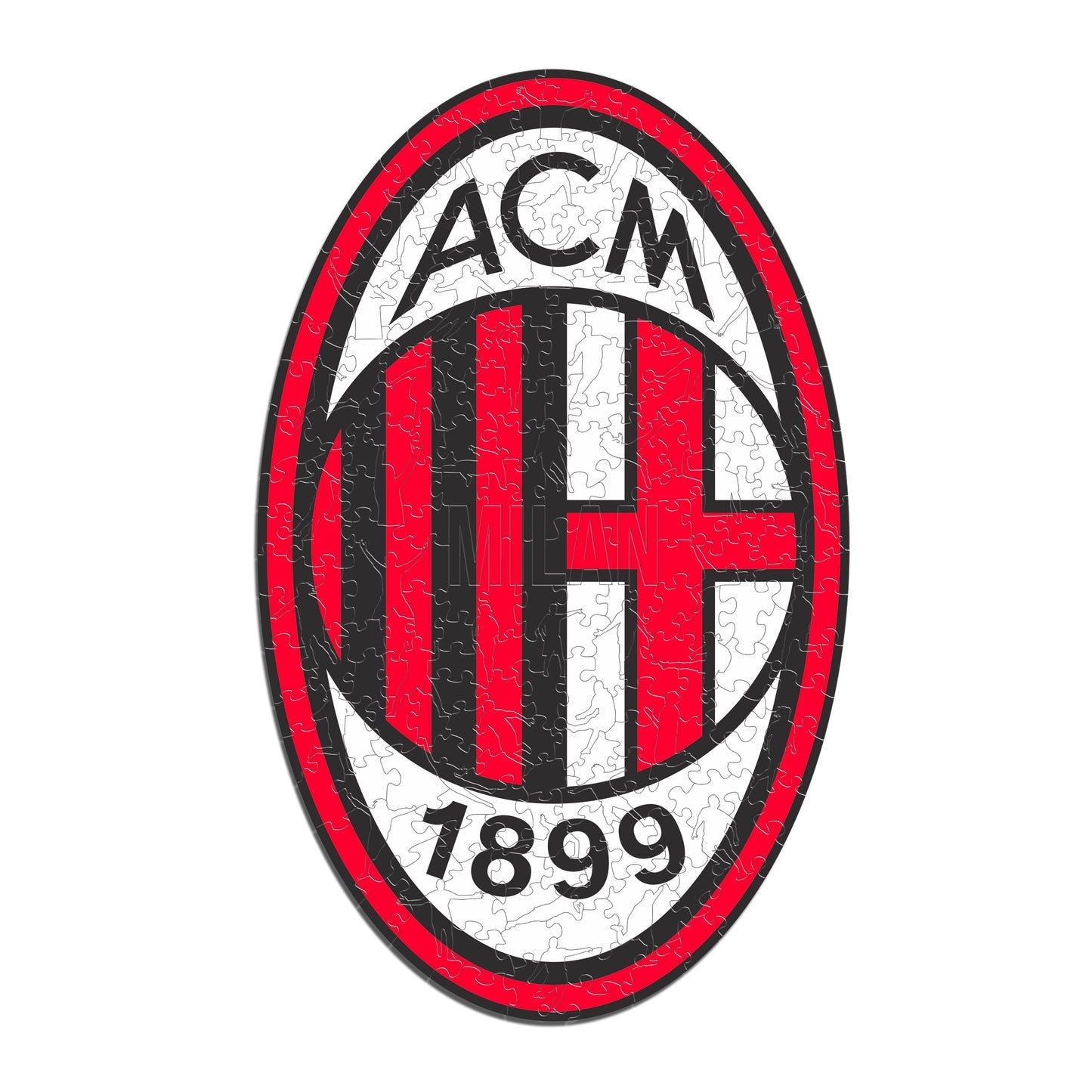 AC Milan® Logo - Official Wooden Puzzle