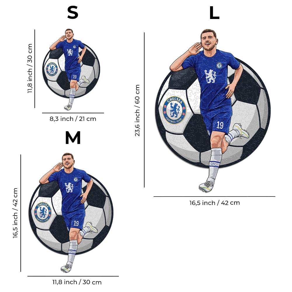 3 PACK Chelsea FC® Logo + Mount + James