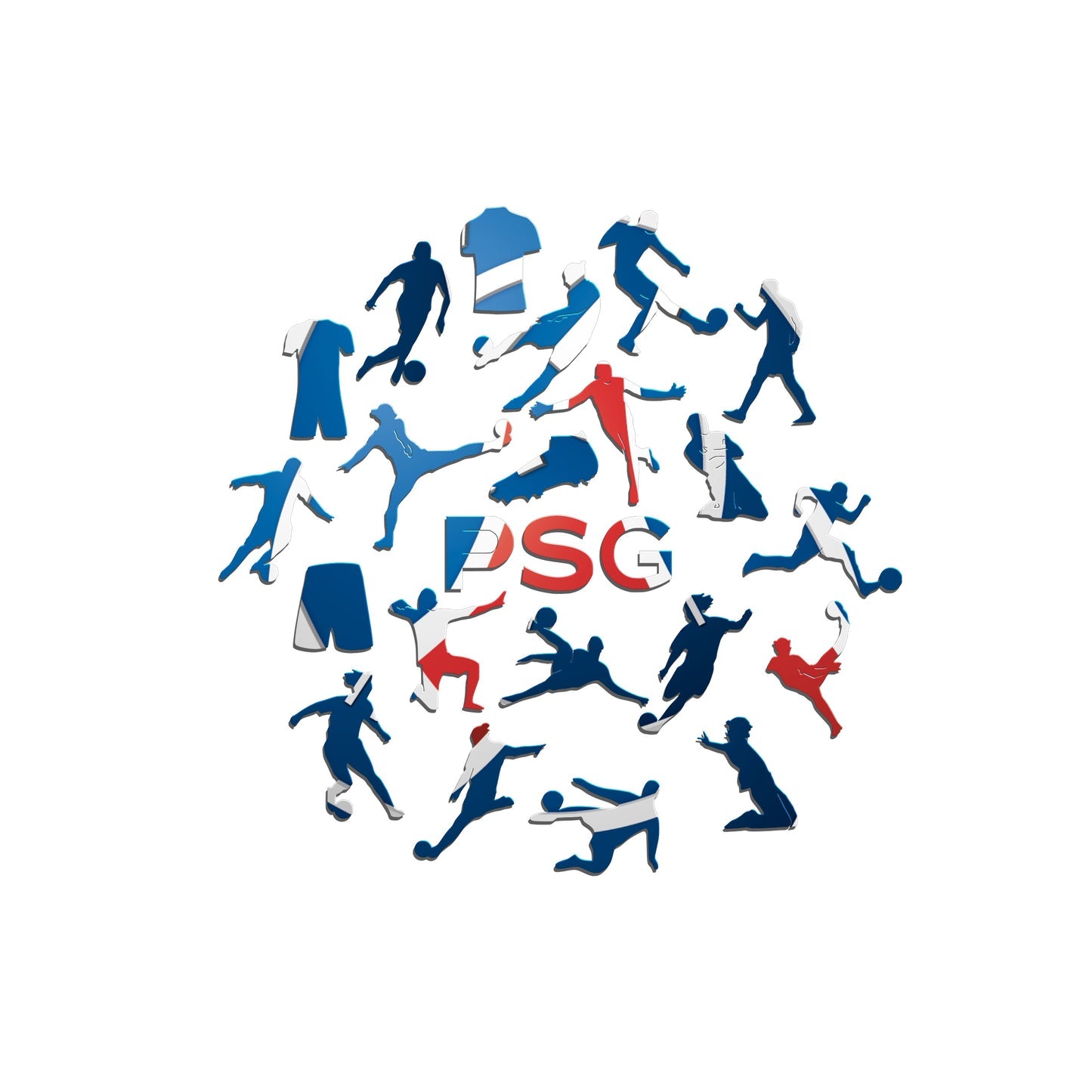 Paris Saint-Germain FC® Logo - Official Wooden Puzzle