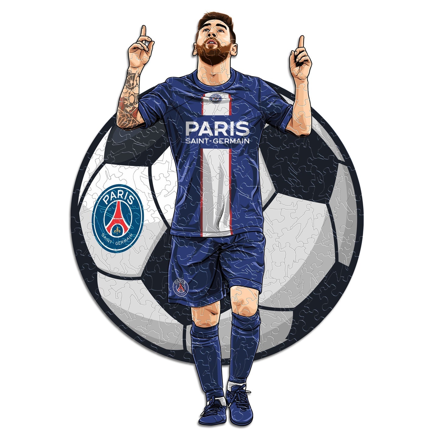 Lionel Messi - Official Wooden Puzzle