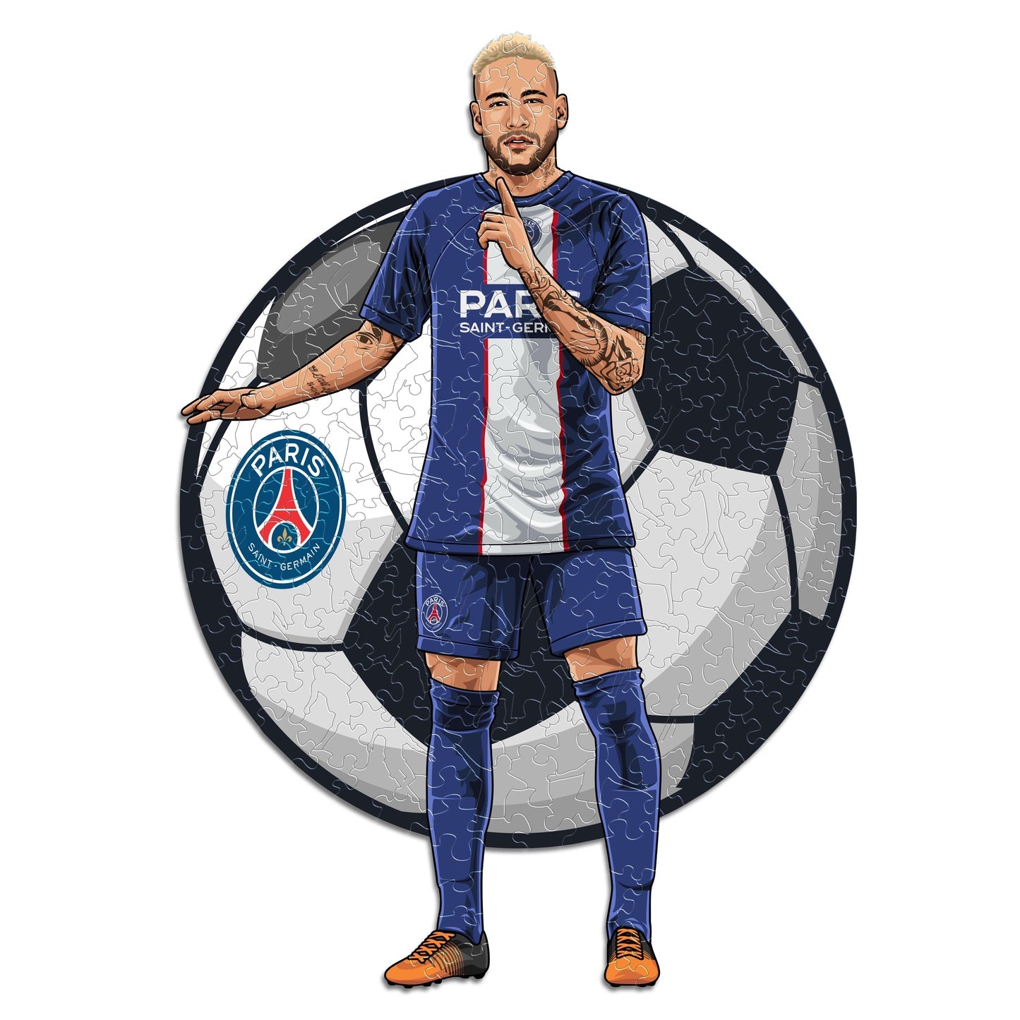 Neymar Jr. - Official Wooden Puzzle