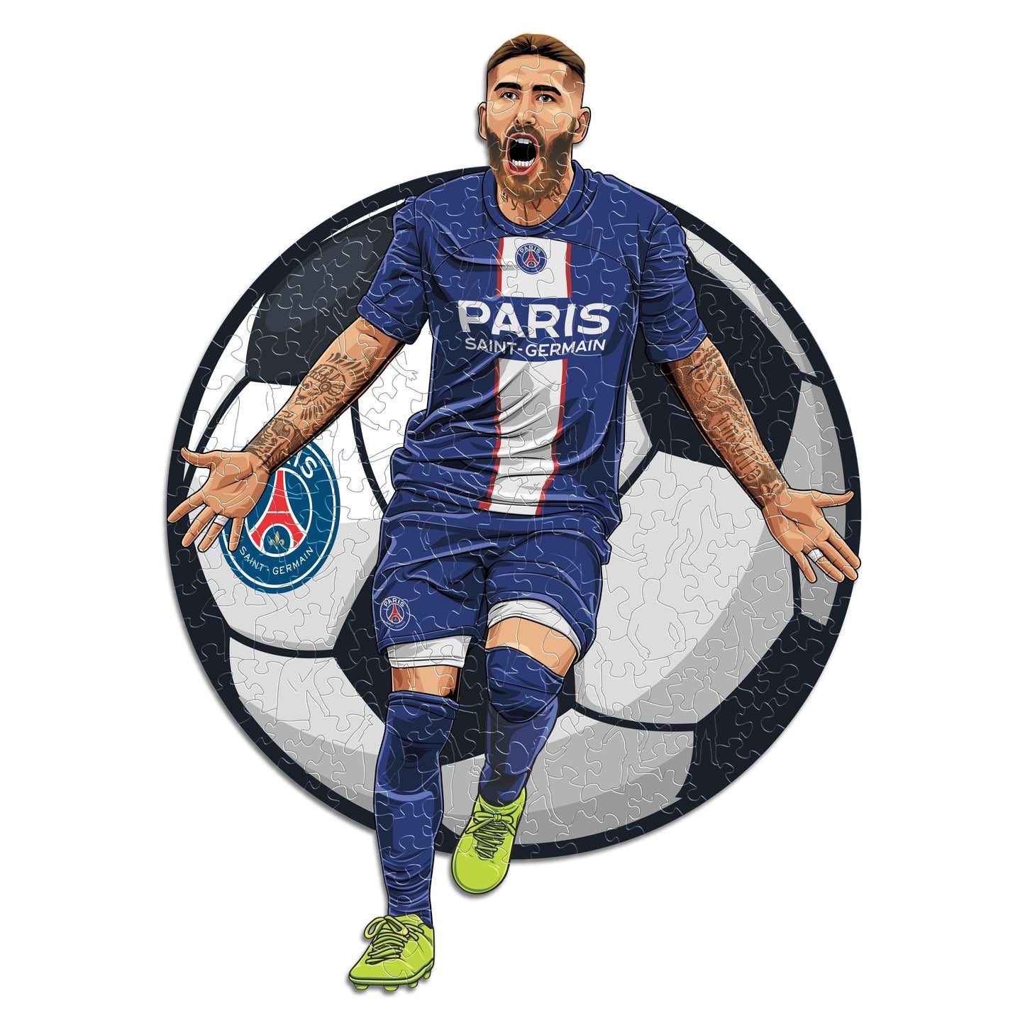 Sergio Ramos - Official Wooden Puzzle