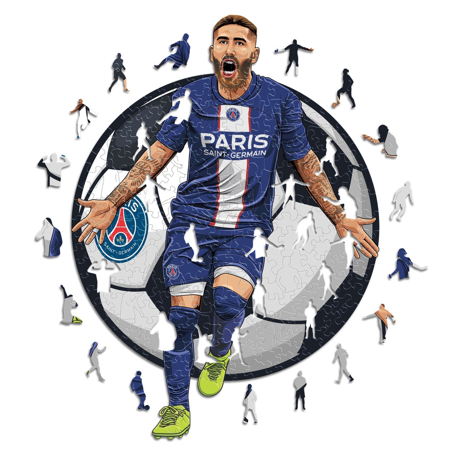 Sergio Ramos - Official Wooden Puzzle