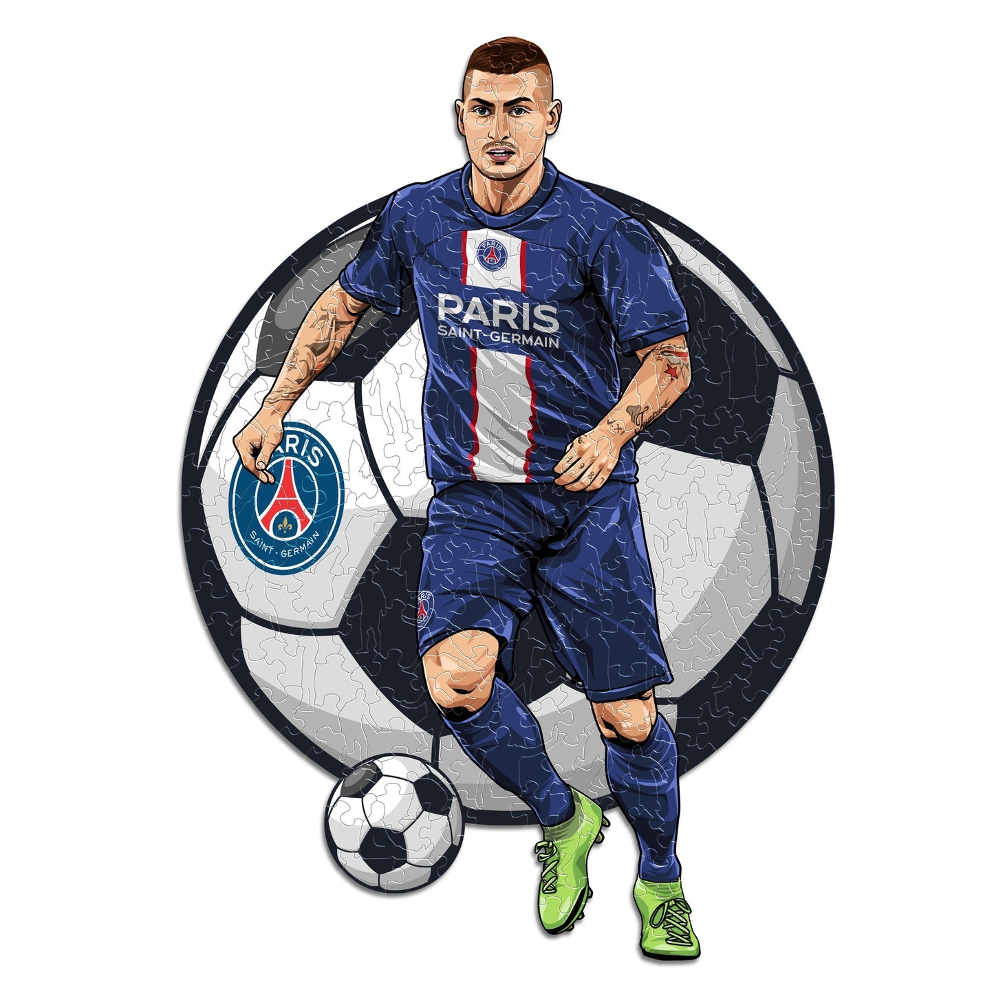 Marco Verratti - Official Wooden Puzzle