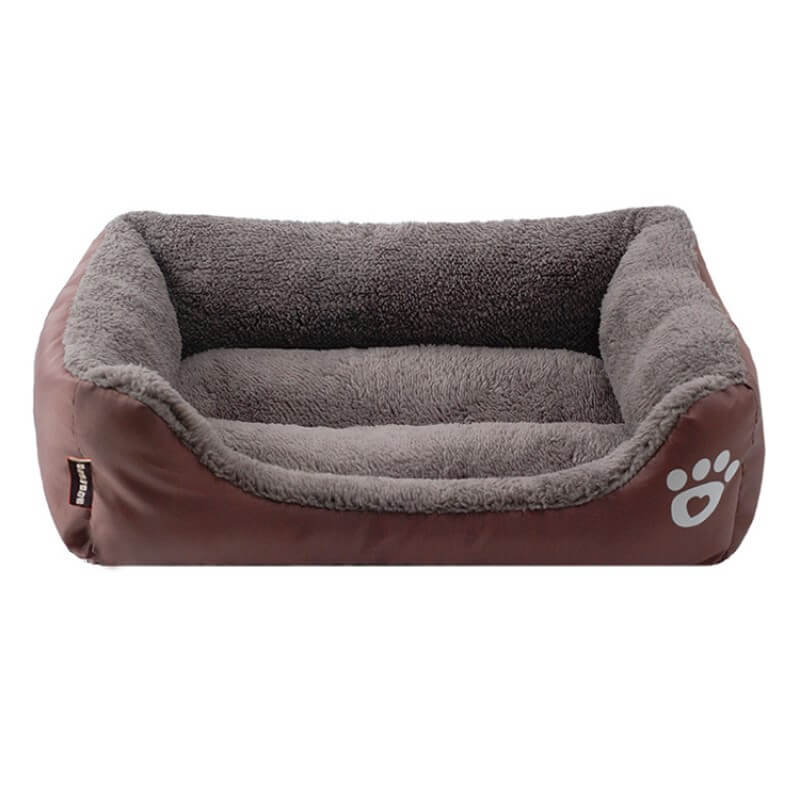 Brown Super Soft Non-slip Bottom Pet Sofa Pets Bed