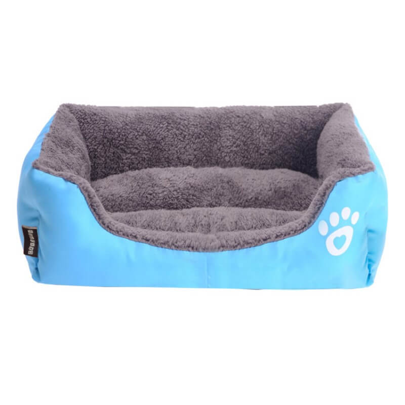 Blue Super Soft Pet Sofa Pets Bed,Self Warming and Breathable Pet Bed Premium Bedding