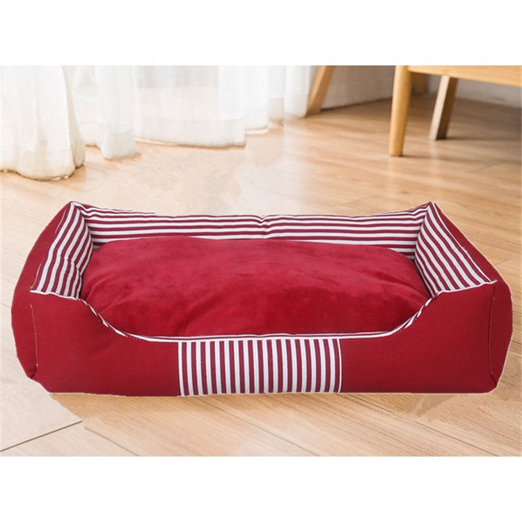 Plush Pet Nest Soft Breathable Cat Bed Dog Bed