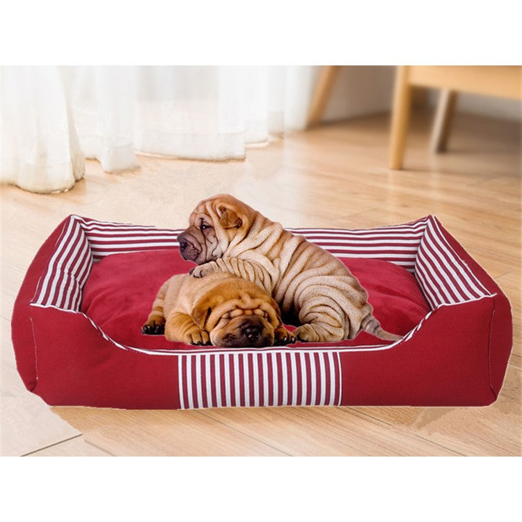 Plush Pet Nest Soft Breathable Cat Bed Dog Bed