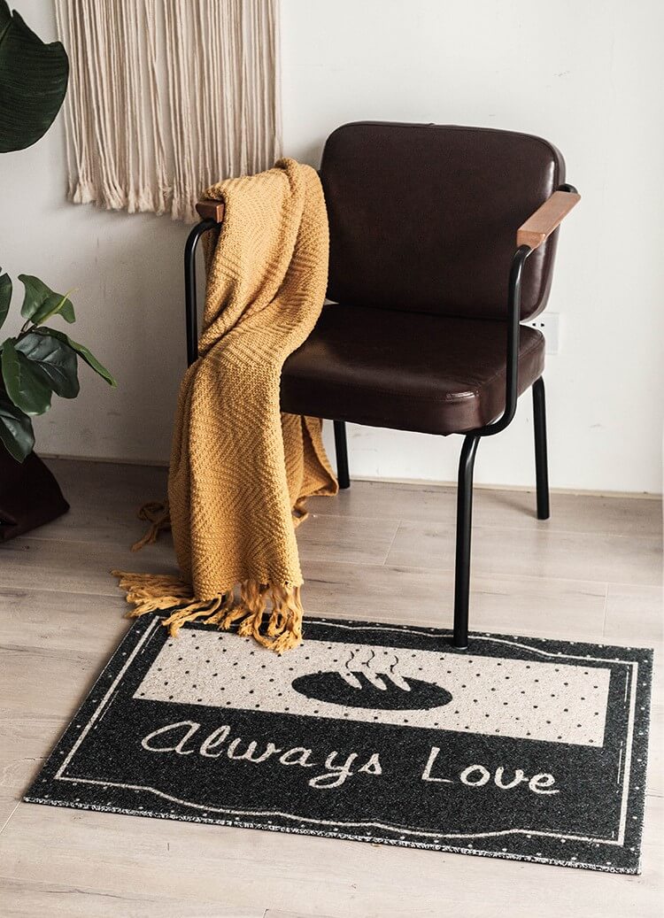 Stretch Yarn Loop Dust Removal Doormat Entrance Non-slip Outdoor Floormat - Always Love